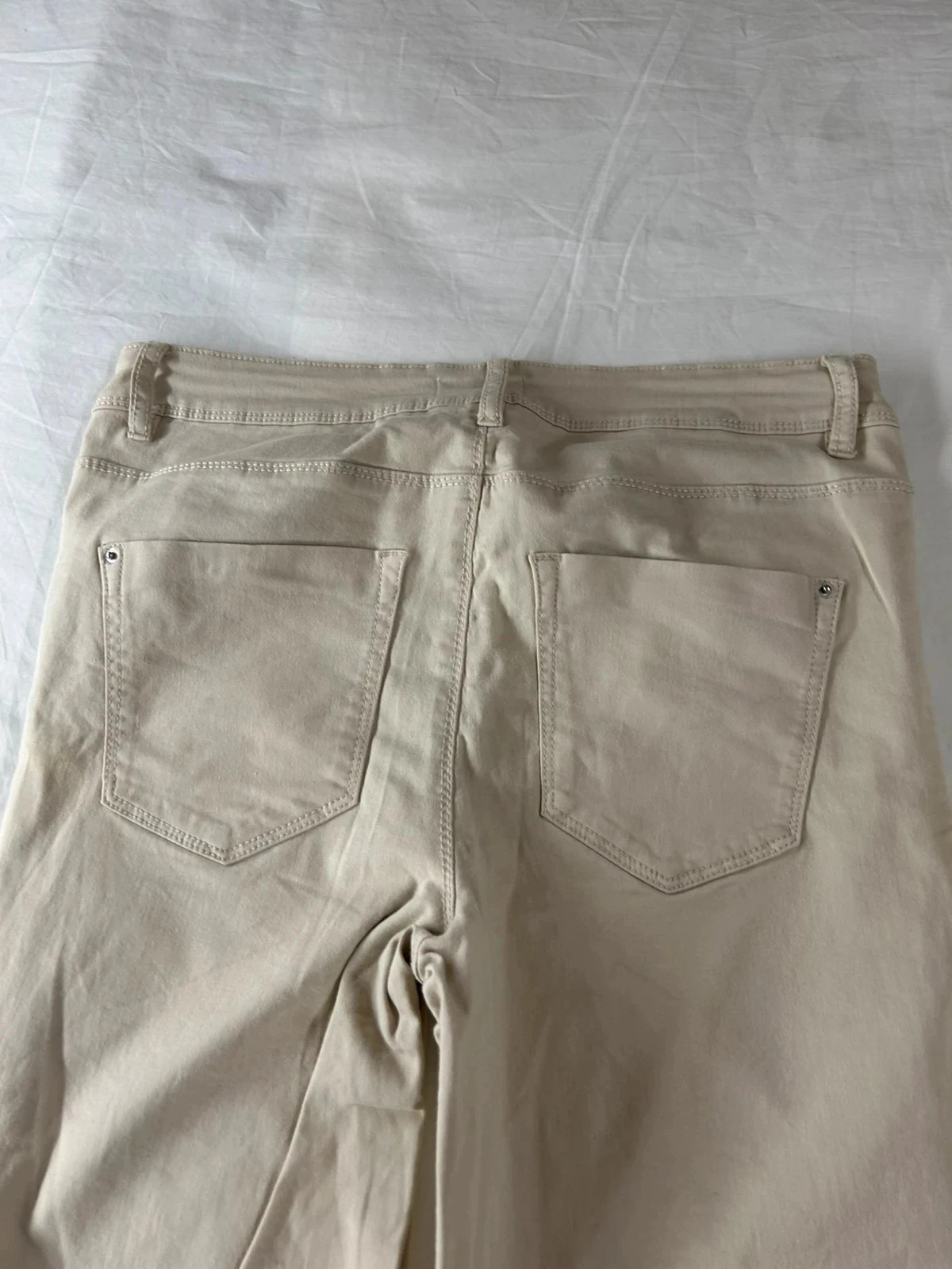 Beige crème cache cache jean – photo 11